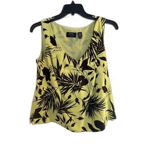 Dana Buchman 100% Silk Button-Down Blouse - Size 14 - Vintage Luxury